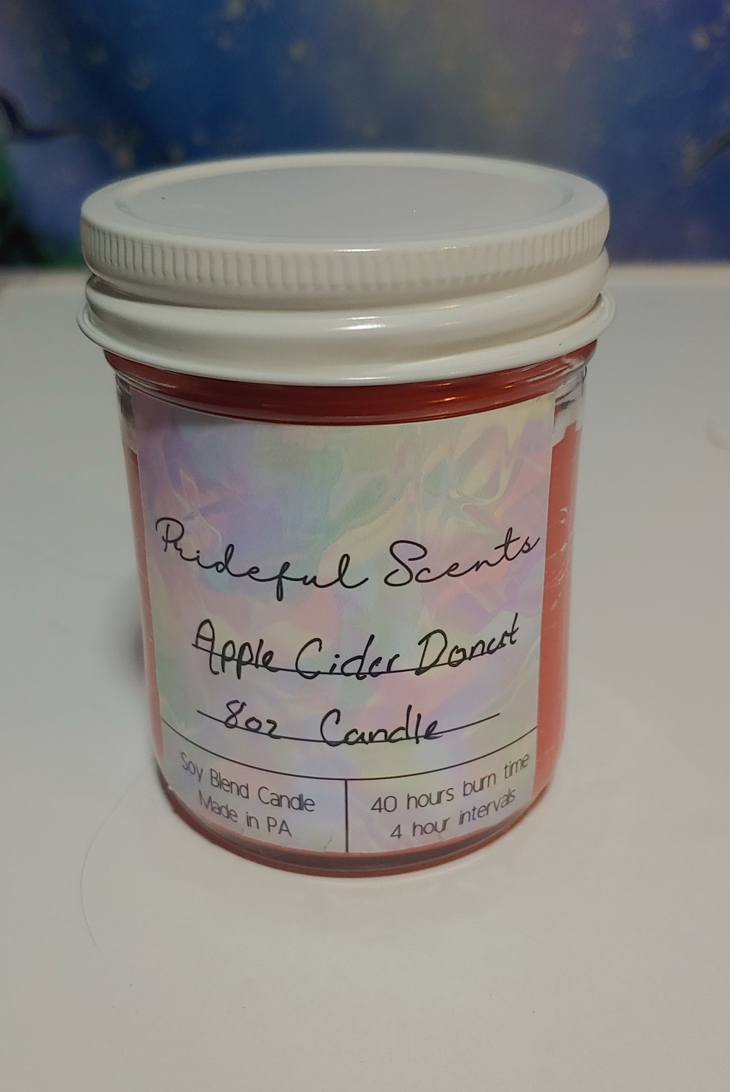 Apple cider donut 8 oz candle