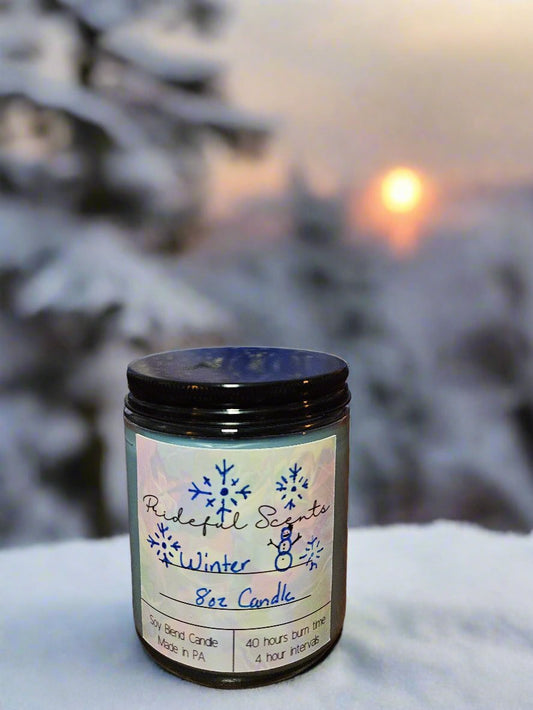 Winter 8 oz candle